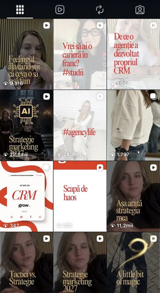 Contul de Instagram franc.agency