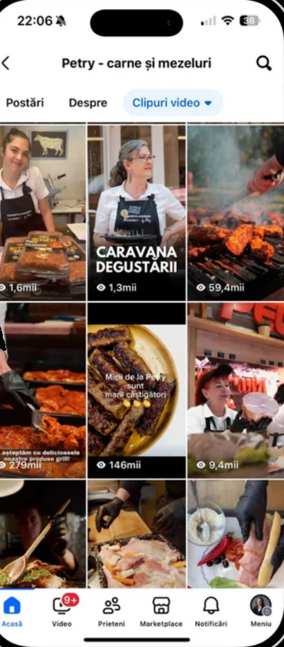 Contul de Facebook Petry: clipuri video